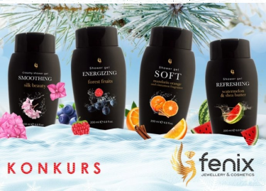 Wygraj zestaw 4 żeli pod prysznic Fenix