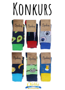 Konkurs "Sześć par modnych skarpet w kolorowe wzory"