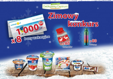 Zimowy konkurs Zott! Delikatesy Centrum