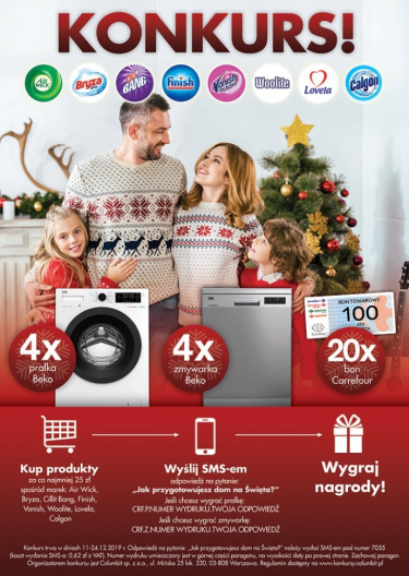 Konkurs "Dom gotowy na święta" Carrefour