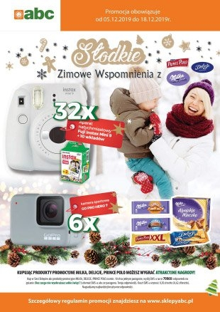 Konkurs "Słodkie, zimowe wspomnienia z Milka, Delicje i Prince Polo" ABC