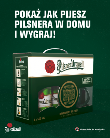 Wygraj giftpack marki Pilsner Urquell! 18+