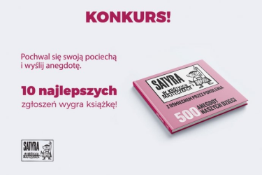 Wygraj książkę "Satyra w krótkich majteczkach" Wydawnictwa Bauer