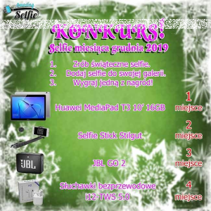 Konkurs "Świąteczne selfie miesiąca – grudzień 2019"
