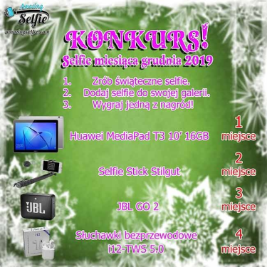 Konkurs "Świąteczne selfie miesiąca – grudzień 2019"