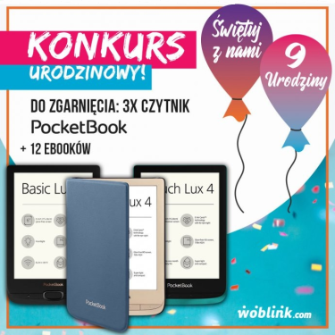 Konkurs urodzinowy Woblinka i PocketBooka