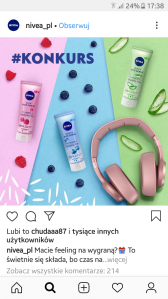 Konkurs "Nivea z ryżowymi peelingami"