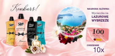 Konkurs "Wygraj z Silanem podróż pełną zapachów" Biedronka