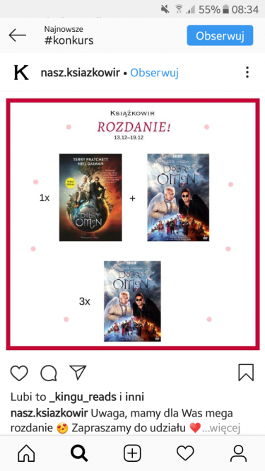 Wygraj zestaw płyt z serialem Dobry Omen!