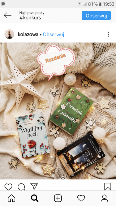 Mikołajkowe rozdanie patronackie z @kolazowa