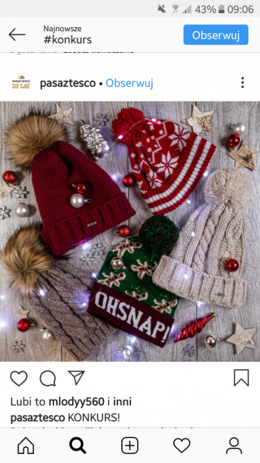 Wygraj czapkę z Pasażu Tesco!