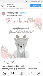 Wygraj lampkę led - jelonek Fabjan!