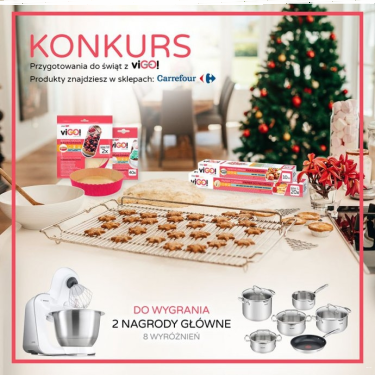 Konkurs "Przygotowania do Świąt z viGO!" Carrefour