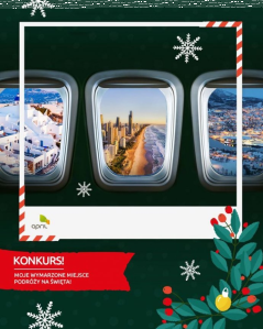 Konkurs "Moje wymarzone miejsce podróży na Święta"