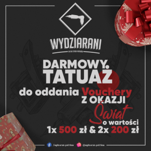 Piotrków Trybunalski: Konkurs "Darmowa dziarka na święta"