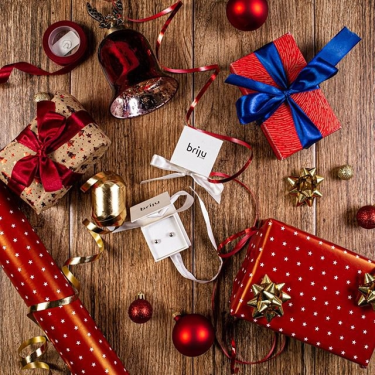 Wygraj minimalistyczne kolczyki Briju