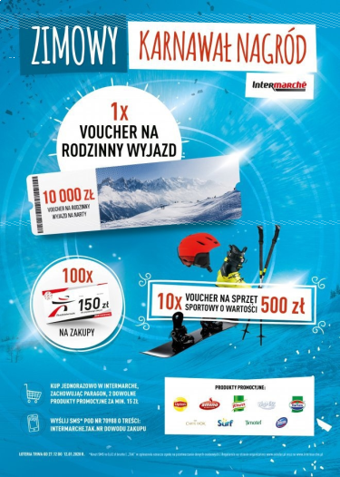 Loteria "Zimowy karnawał nagród" Intermarche