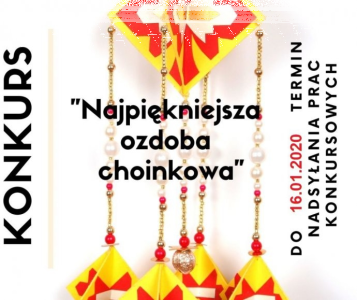 Konkurs na najpiękniejszą ozdobę choinkową dla uczniów radomskich szkół