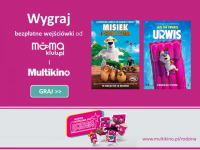 Konkurs "Co tydzień wejściówki do Multikina od mamaklub.pl"