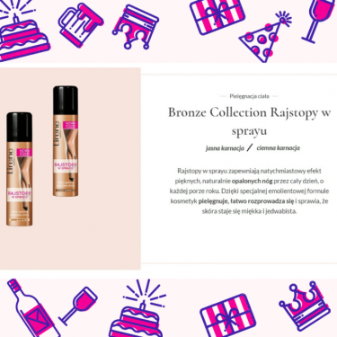 Wygraj rajstopy w sprayu