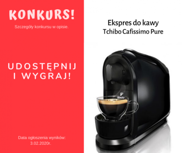 Wygraj Expres do kawy Tchibo Cafissimo Pure