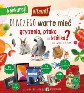 Konkurs filmowy "Dlaczego warto mieć gryzonia, ptaka lub królka?"