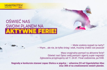 Konkurs "Aktywne ferie, Byle do obiadu"