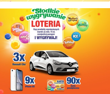 Loteria "Słodkie wygrywanie" Carrefour