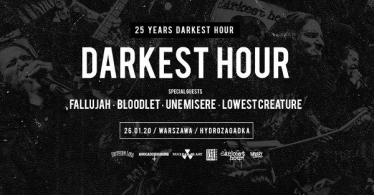Warszawa: Konkurs "Koncert Darkest Hour" do godz. 12:00