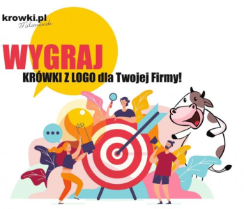 Wygraj krówki z logo dla Twojej firmy