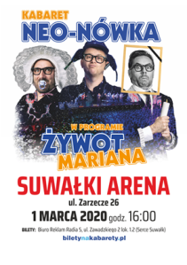 Suwałki: Wygraj podwójne zaproszenie na kabaret Neo-Nówka