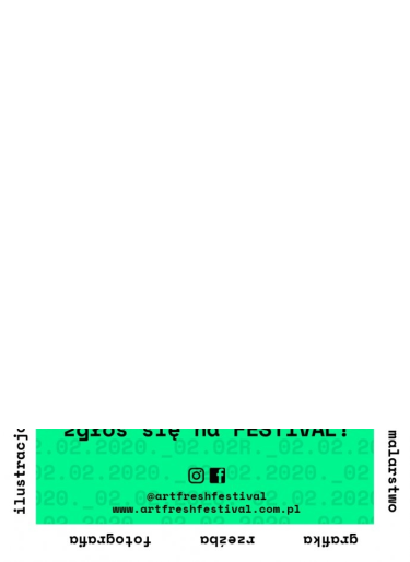 Konkurs "OPEN CALL - 11 Art Fresh Festival"