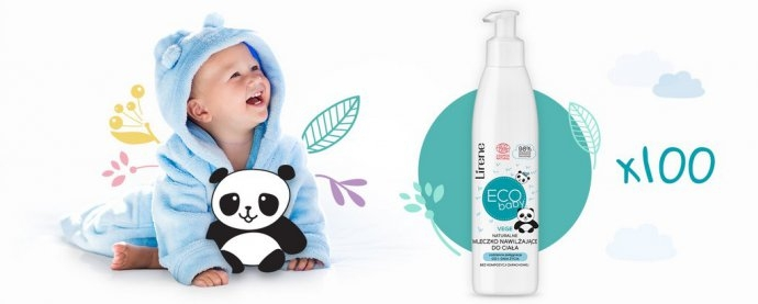 Konkurs "Przetestuj VEGE Naturalne mleczko nawilżające do ciała Lirene ECO Baby"