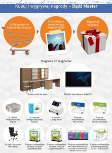 Konkurs "Kupuj i wygrywaj nagrody - Bądź Master dla szkół"