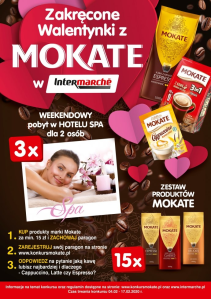 Konkurs "Zakręcone Walentynki z Mokate" Intermarche