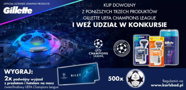 Konkurs "Gillette UEFA Champions League" Biedronka