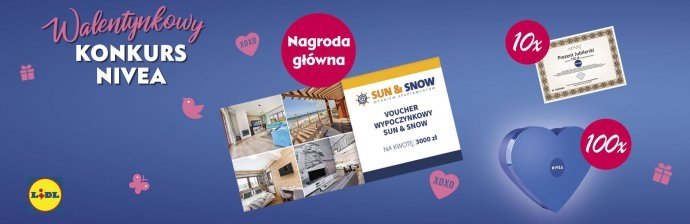 Konkurs "Przedłuż walentynki z Nivea" Lidl