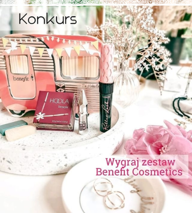 Wygraj zestaw kosmetyków Benefit Cosmetics