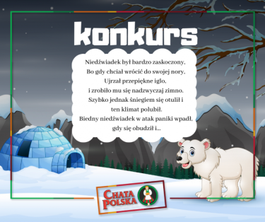 Konkurs "Wierszyk o niedźwiadku"