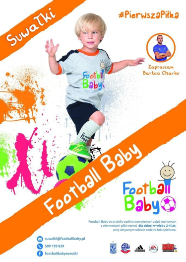 Suwałki: Wygraj 1 z 5 karnetów na zajęcia w szkółce Football Baby