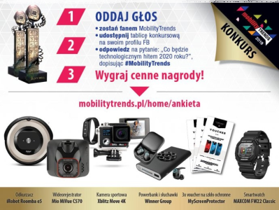 Konkurs "Mobility Trends 2019. Wybierz najlepsze produkty i usługi branży mobilnej"