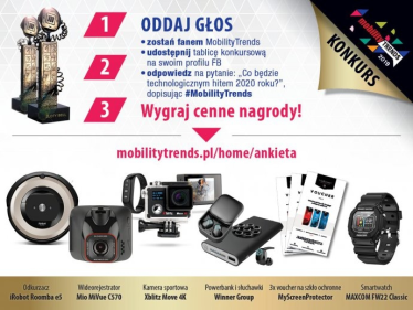 Konkurs "Mobility Trends 2019. Wybierz najlepsze produkty i usługi branży mobilnej"