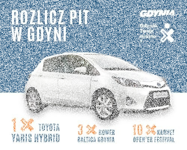 Gdynia: Loteria "Rozlicz PIT 2019 w Gdyni"