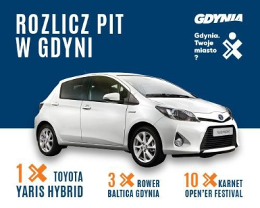 Gdynia: Loteria "Rozlicz PIT 2019 w Gdyni"