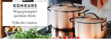 Konkurs "Zaproś przyjaciół i wygraj komplet garnków Rösle!"