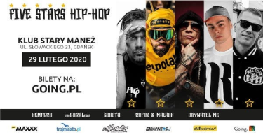 Trójmiasto: Konkurs "HIP-HOP Festiwal Gdańsk 2020" do godz. 12:00