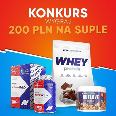 Wygraj 200pln na suplementy
