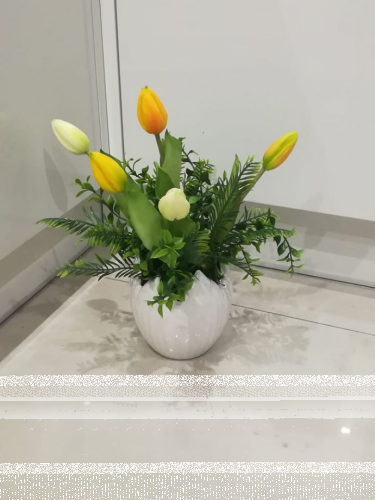 Konkurs "Tulipanki sylikonowe w białej doniczce"