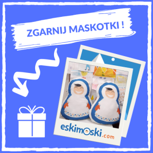 Konkurs "Super zabawa na zakończenie ferii: zgarnij maskotki Eskimoski"
