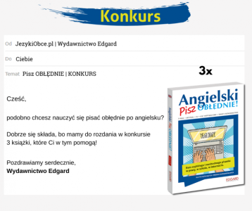 Wygraj książkę do angielskiego "Pisz obłędnie"